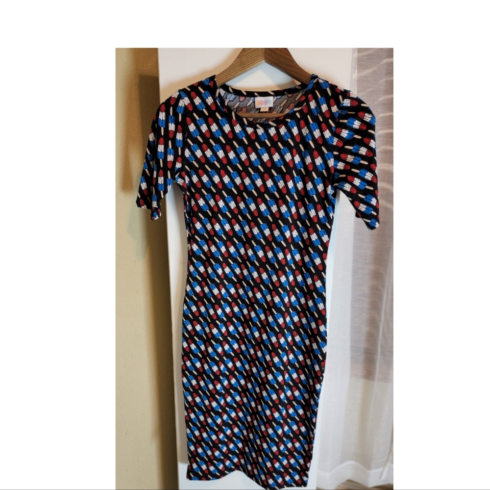 LulaRoe, XXS, red, white, and blue.
